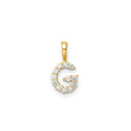 0.12ct Lab Grown Diamond Pendant in 9K Yellow Gold | The Jewellery Boutique