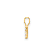 0.12ct Lab Grown Diamond Pendant in 9K Yellow Gold | The Jewellery Boutique