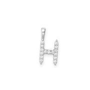 0.15ct Lab Grown Diamond Pendant in 9K White Gold | The Jewellery Boutique