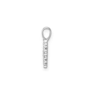 0.15ct Lab Grown Diamond Pendant in 9K White Gold | The Jewellery Boutique