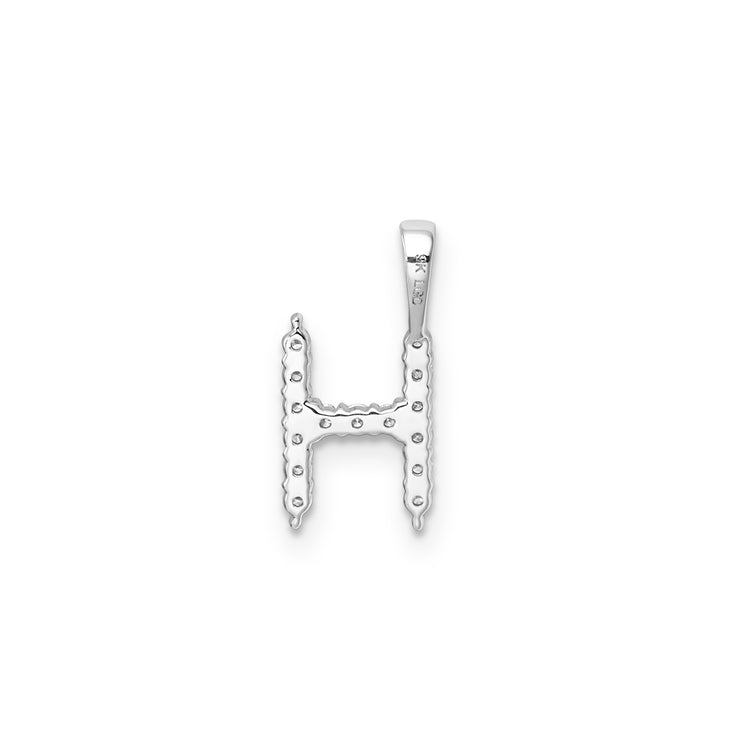 0.15ct Lab Grown Diamond Pendant in 9K White Gold | The Jewellery Boutique