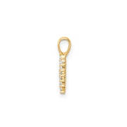 0.15ct Lab Grown Diamond Pendant in 9K Yellow Gold | The Jewellery Boutique