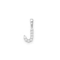 0.08ct Lab Grown Diamond Pendant in 9K White Gold | The Jewellery Boutique