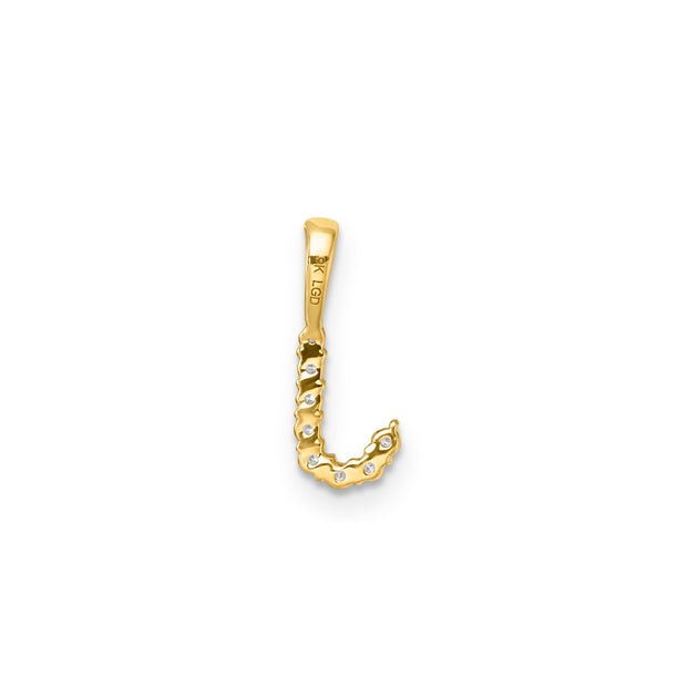 0.08ct Lab Grown Diamond Pendant in 9K Yellow Gold | The Jewellery Boutique