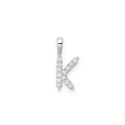 0.14ct Lab Grown Diamond Pendant in 9K White Gold | The Jewellery Boutique