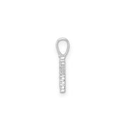 0.14ct Lab Grown Diamond Pendant in 9K White Gold | The Jewellery Boutique