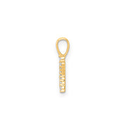 0.14ct Lab Grown Diamond Pendant in 9K Yellow Gold | The Jewellery Boutique