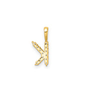 0.14ct Lab Grown Diamond Pendant in 9K Yellow Gold | The Jewellery Boutique