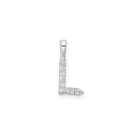 0.09ct Lab Grown Diamond Pendant in 9K White Gold | The Jewellery Boutique