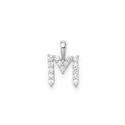 0.15ct Lab Grown Diamond Pendant in 9K White Gold | The Jewellery Boutique