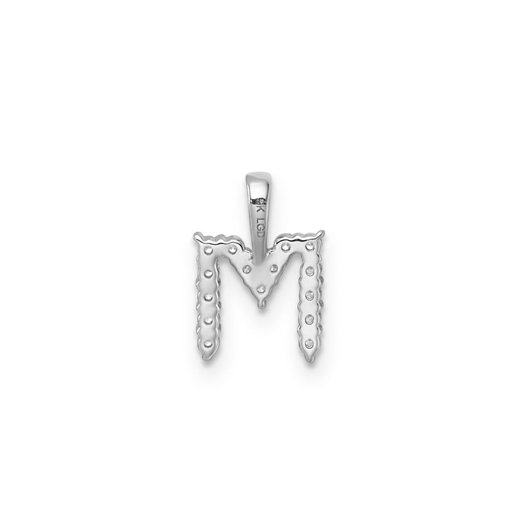 0.15ct Lab Grown Diamond Pendant in 9K White Gold | The Jewellery Boutique