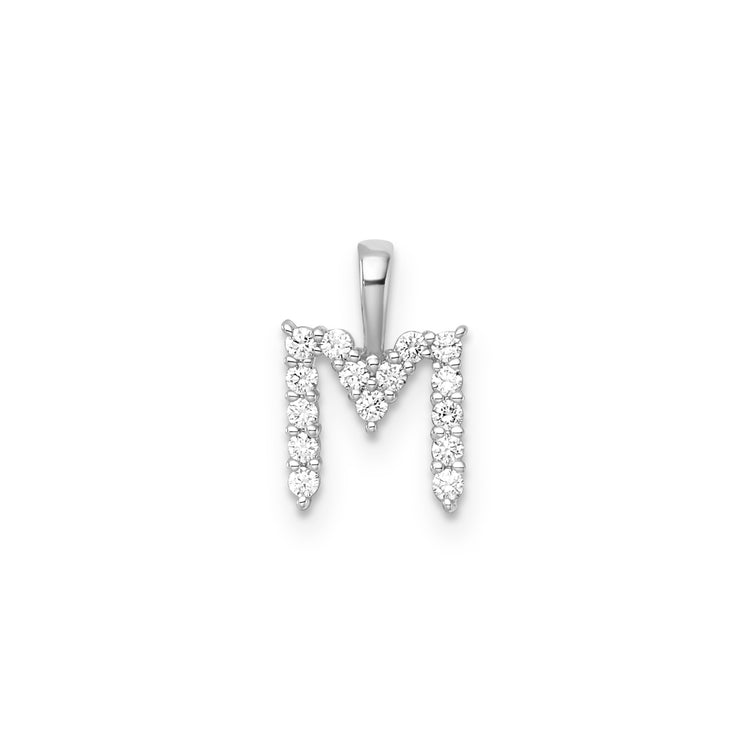 0.15ct Lab Grown Diamond Pendant in 9K White Gold | The Jewellery Boutique