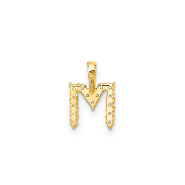 0.15ct Lab Grown Diamond Pendant in 9K Yellow Gold | The Jewellery Boutique