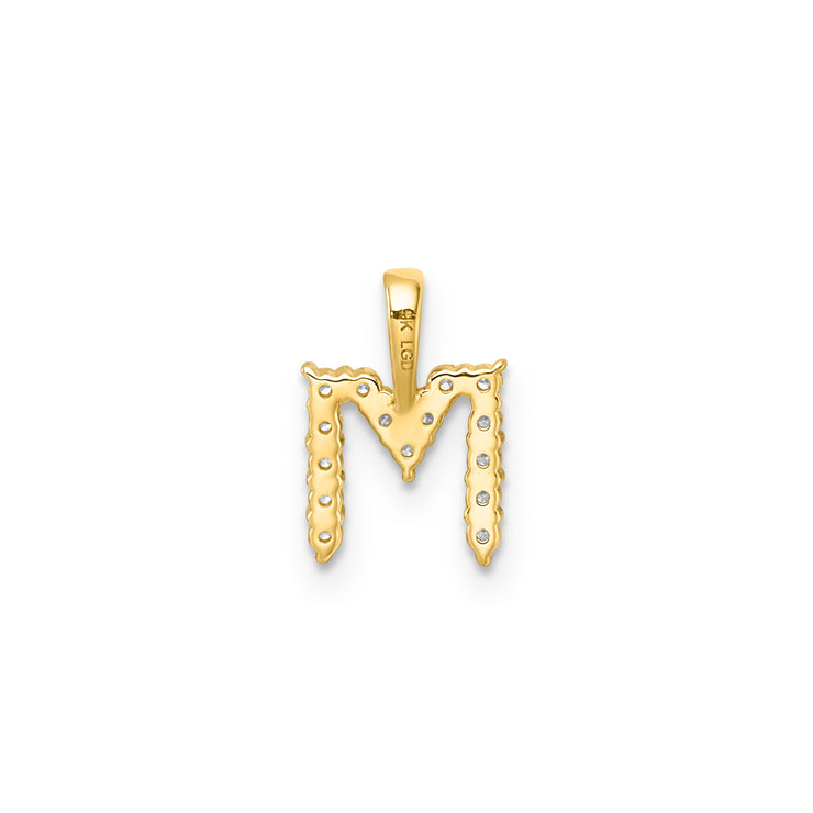 0.15ct Lab Grown Diamond Pendant in 9K Yellow Gold | The Jewellery Boutique