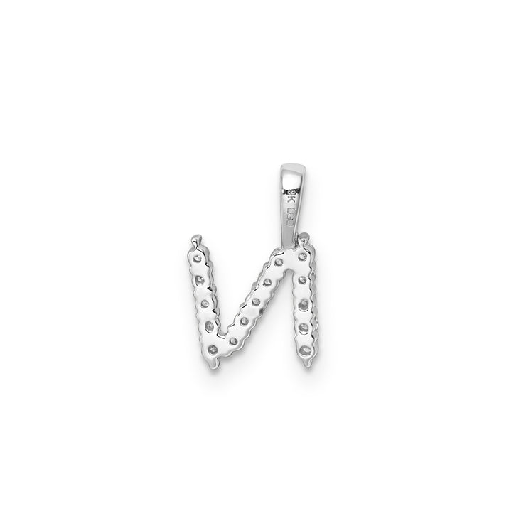 0.15ct Lab Grown Diamond Pendant in 9K White Gold | The Jewellery Boutique