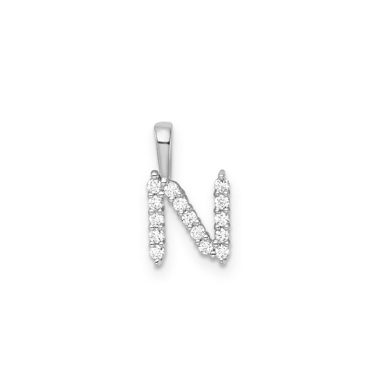 0.15ct Lab Grown Diamond Pendant in 9K White Gold | The Jewellery Boutique