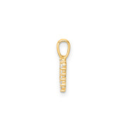 0.15ct Lab Grown Diamond Pendant in 9K Yellow Gold | The Jewellery Boutique