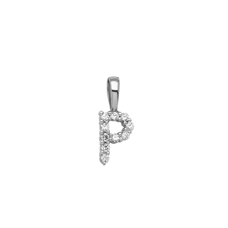 0.10ct Lab Grown Diamond Pendant in 9K White Gold | The Jewellery Boutique