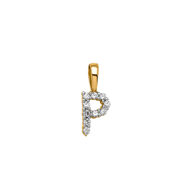 0.10ct Lab Grown Diamond Pendant in 9K Yellow Gold | The Jewellery Boutique