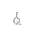 0.15ct Lab Grown Diamond Pendant in 9K White Gold | The Jewellery Boutique