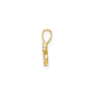 0.13ct Lab Grown Diamond Pendant in 9K Yellow Gold | The Jewellery Boutique