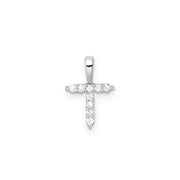 0.09ct Lab Grown Diamond Pendant in 9K White Gold | The Jewellery Boutique