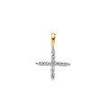 0.14ct Lab Grown Diamond Pendant in 9K Yellow Gold | The Jewellery Boutique