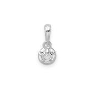 0.25ct Lab Grown Diamond Pendant in 9K White Gold | The Jewellery Boutique