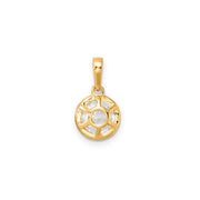 1.00ct Lab Grown Diamond Pendant in 9K Yellow Gold | The Jewellery Boutique