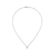 0.25ct Lab Grown Diamond Pendant in 9K White Gold | The Jewellery Boutique