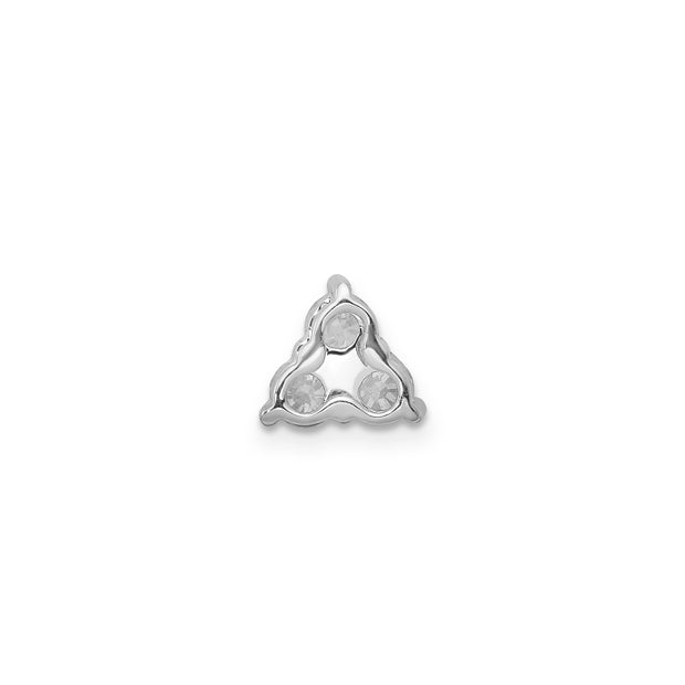 0.50ct Lab Grown Diamond Pendant in 9K White Gold | The Jewellery Boutique