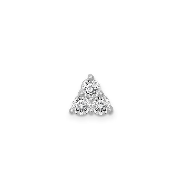 0.50ct Lab Grown Diamond Pendant in 9K White Gold | The Jewellery Boutique