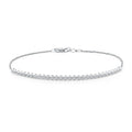 0.50ct Lab Grown Diamond Half Tennis Bracelet in 9K White Gold