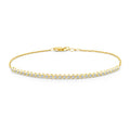 0.50ct Lab Grown Diamond Half Tennis Bracelet in 9K Yellow Gold