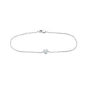 0.20ct Heart Lab Grown Diamond Bracelet in 9K White Gold