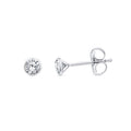 0.50ct Lab Grown Diamond Earrings in 9K White Gold