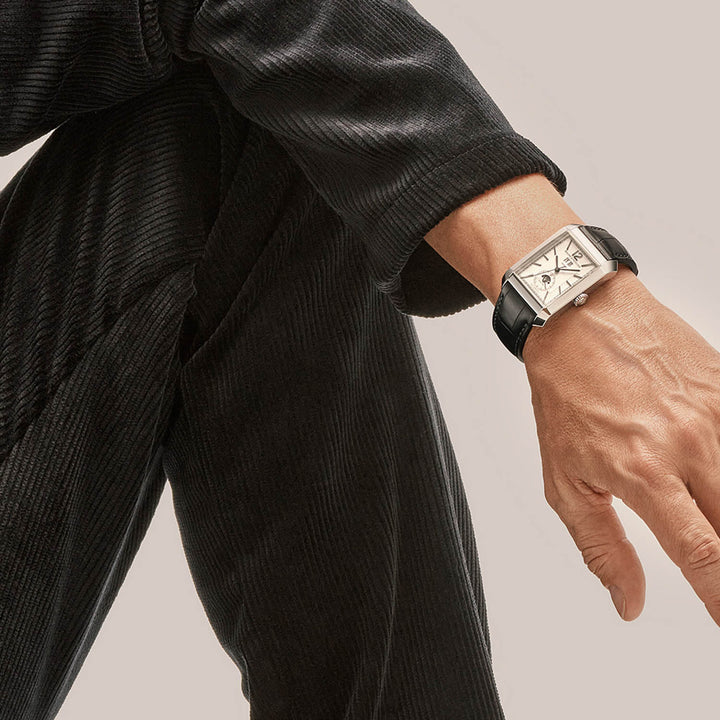 Baume & Mercier Hampton Automatic, Dual Time, Big Date Men's Watch 48 x 31mm