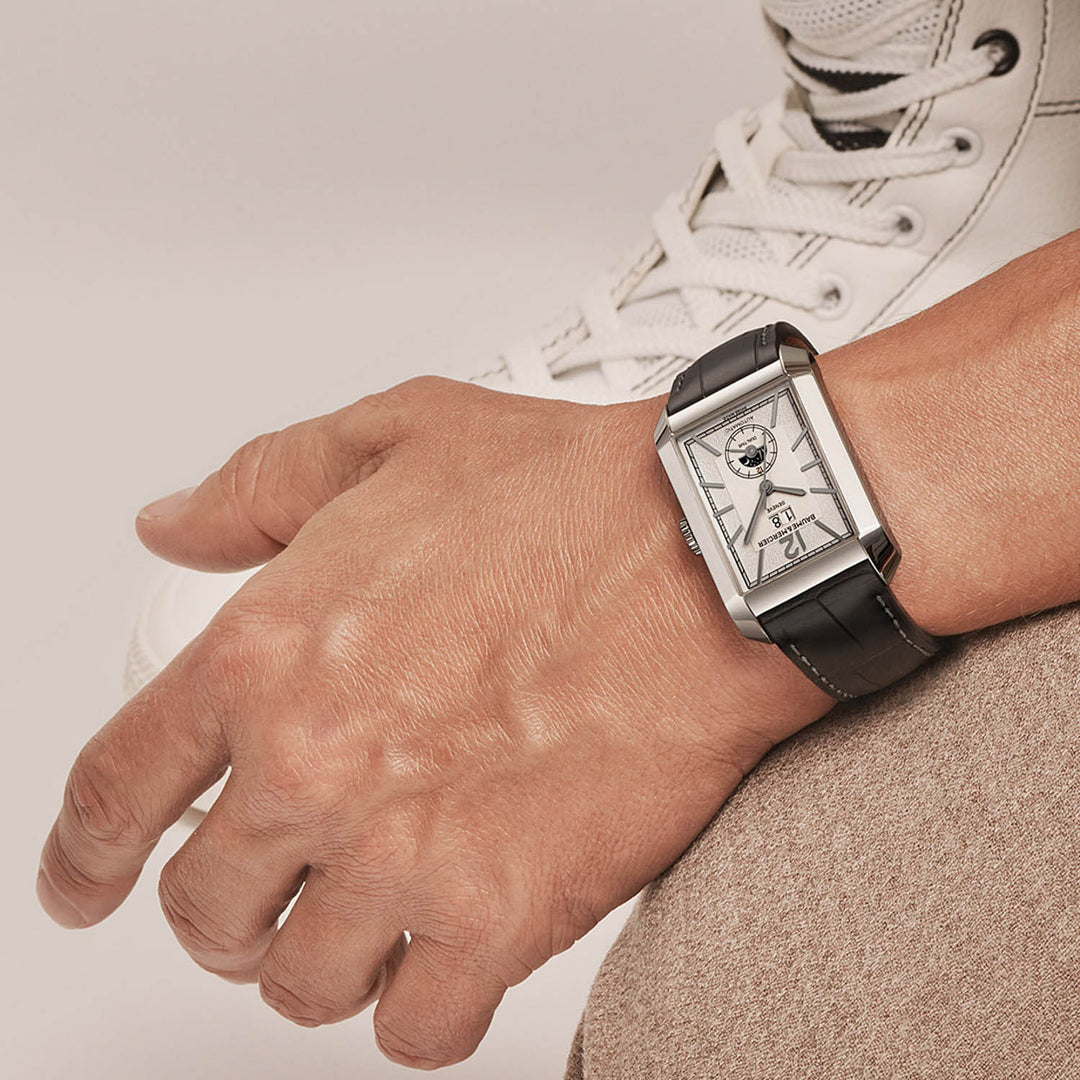 Baume & Mercier Hampton Automatic, Dual Time, Big Date Men's Watch 48 x 31mm