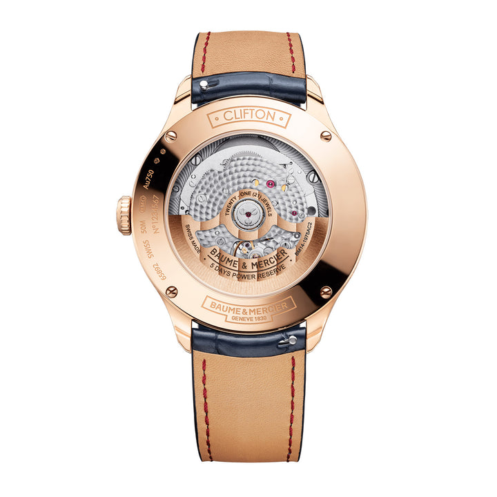 Baume & Mercier Clifton Automatic Day, Date, Moon Phase Men's Watch 42mm