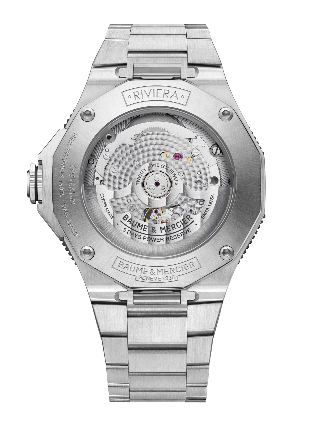 Baume & Mercier Riviera Automatic Watch Date Display - 42mm