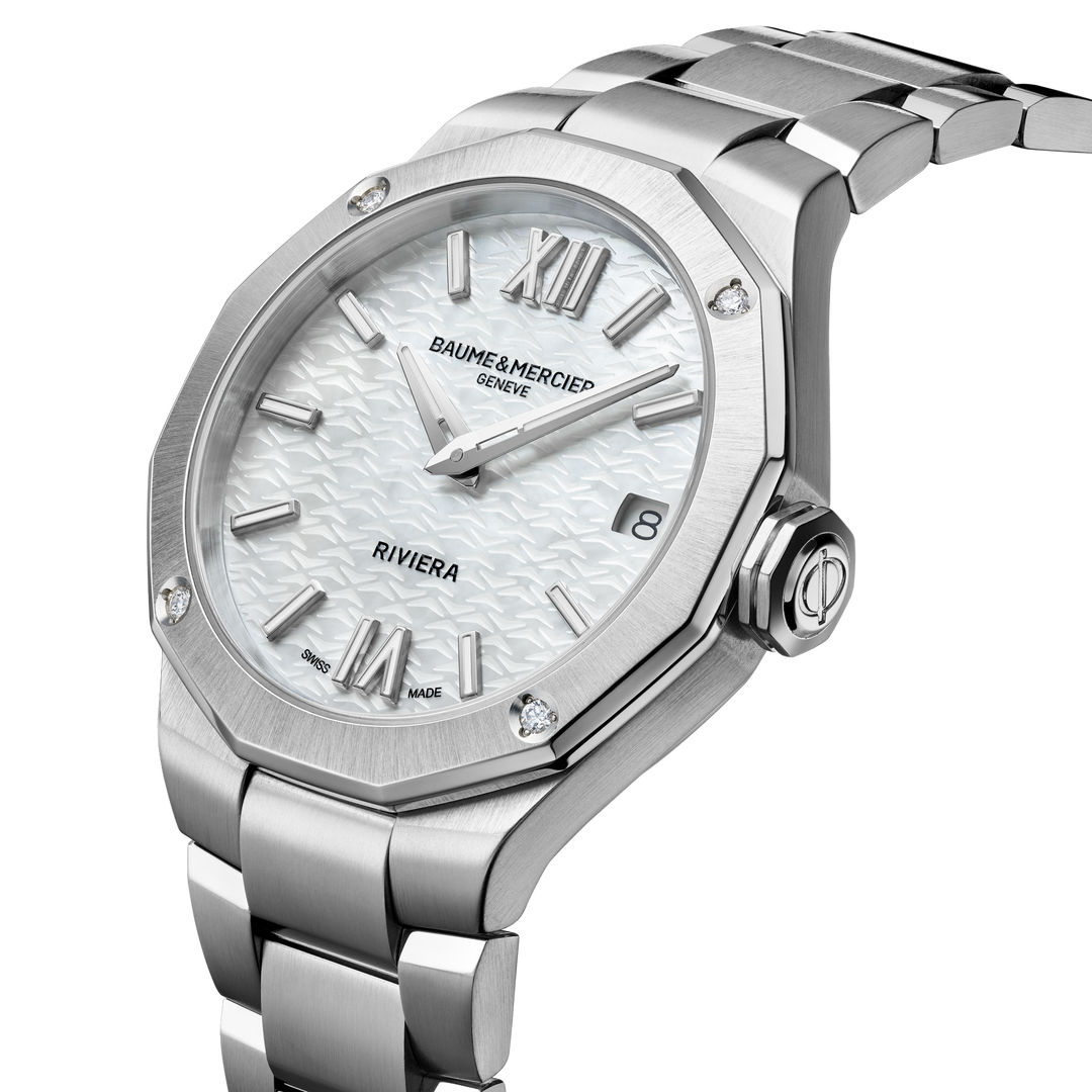 Baume & Mercier Riviera Date Display Women's Watch 33mm