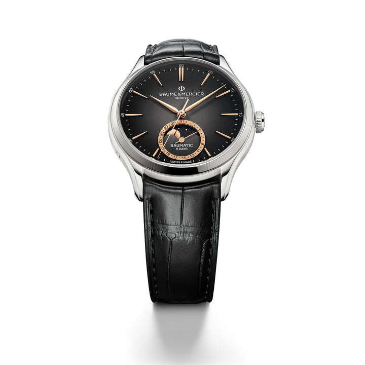 Clifton 10758 Automatic, Moon Phase, Date Men's Watch 39mm