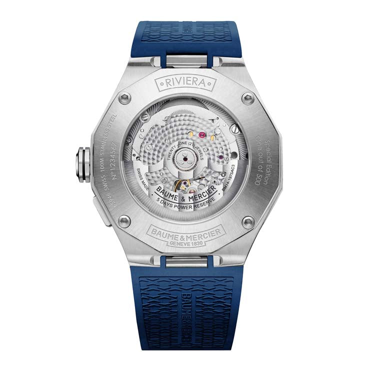 Baume & Mercier Riviera 10761 Automatic, Tideograph Men's Watch 43mm