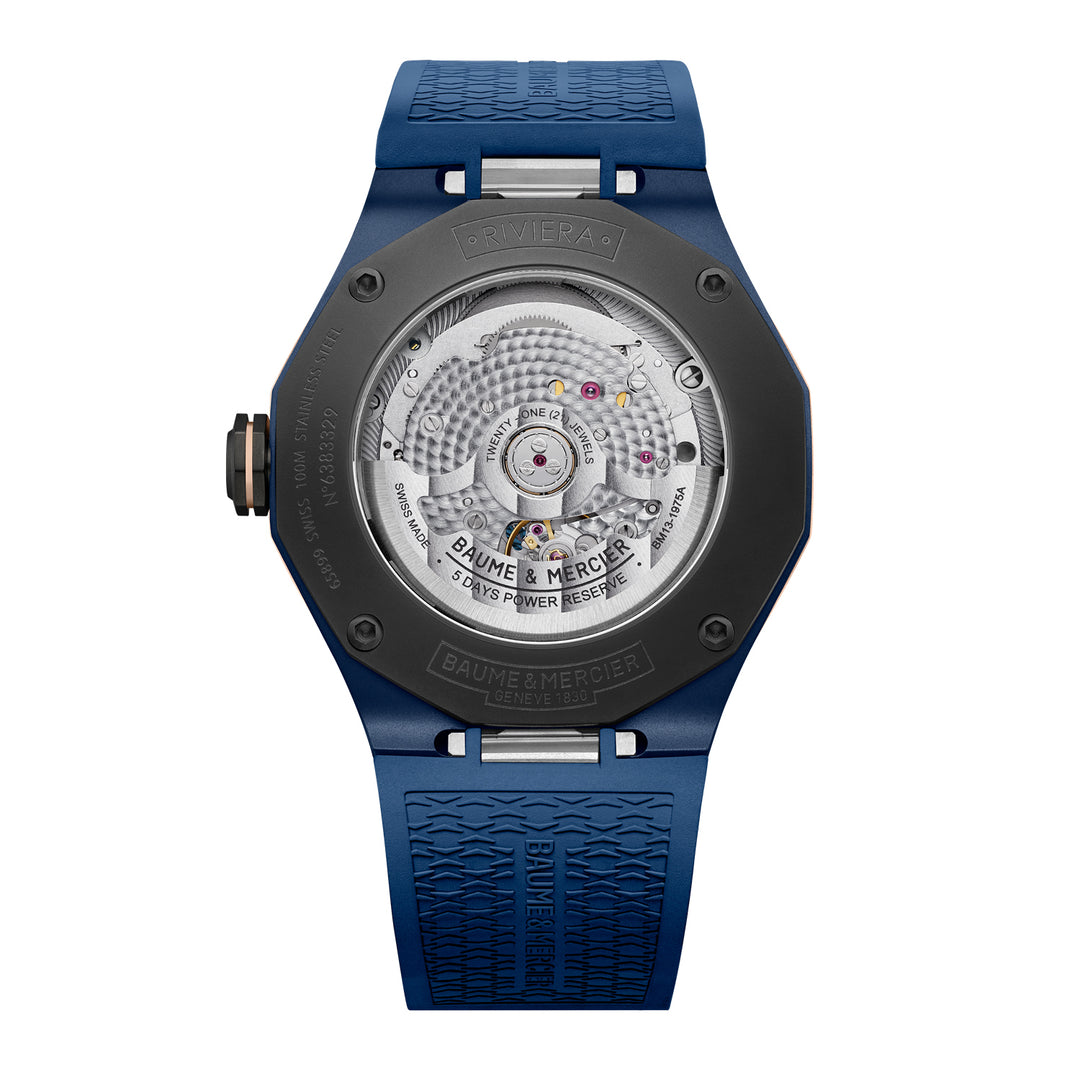 Baume & Mercier Riviera 10769 Automatic, Steel Titanium Men's Watch 42mm