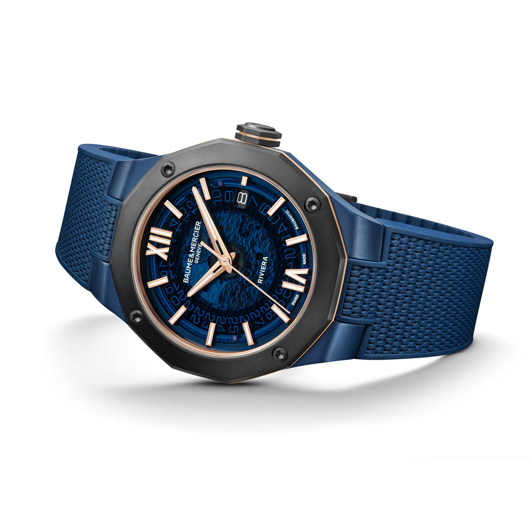 Baume & Mercier Riviera 10769 Automatic, Steel Titanium Men's Watch 42mm