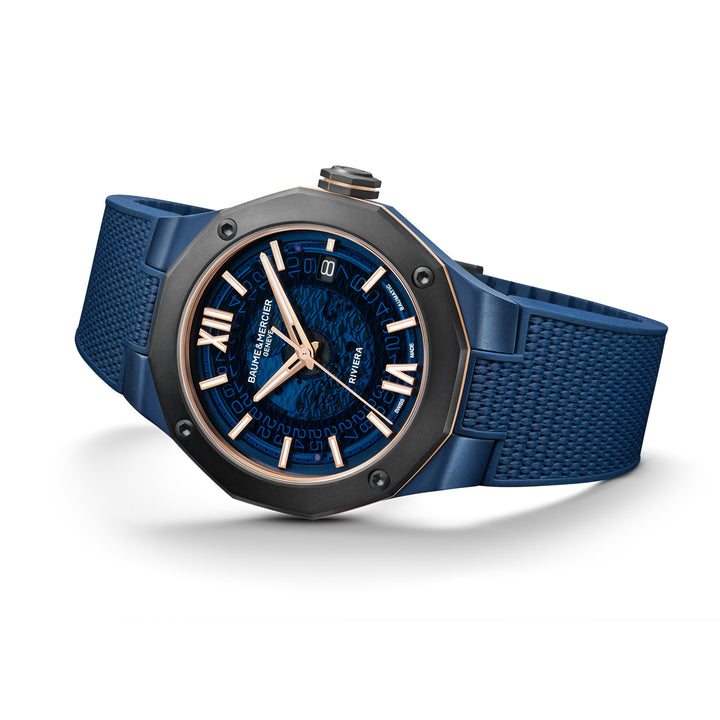 Baume & Mercier Riviera 10769 Automatic, Steel Titanium Men's Watch 42mm