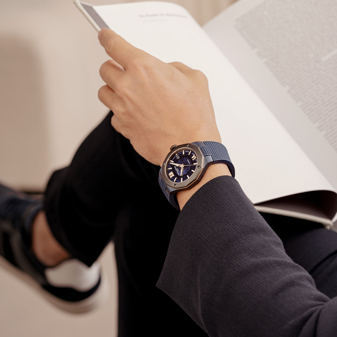 Baume & Mercier Riviera 10769 Automatic, Steel Titanium Men's Watch 42mm