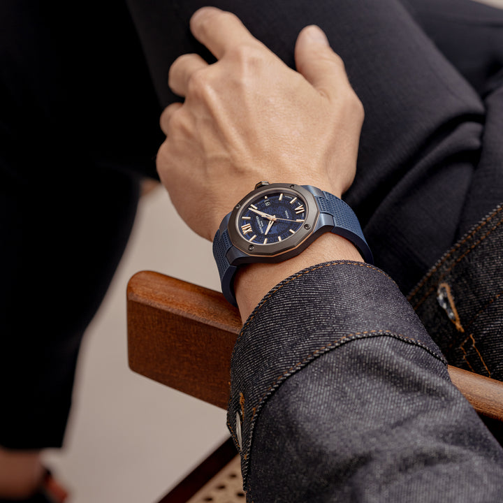 Baume & Mercier Riviera 10769 Automatic, Steel Titanium Men's Watch 42mm