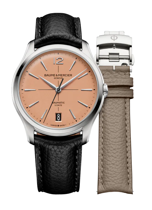 Baume & Mercier Clifton 10778 Automatic, Date Display Men's Watch Set 39mm