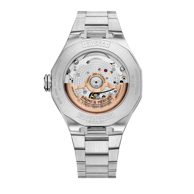 Baume & Mercier Riviera 10786 Automatic, Perpetual Calendar Unisex Watch 40mm